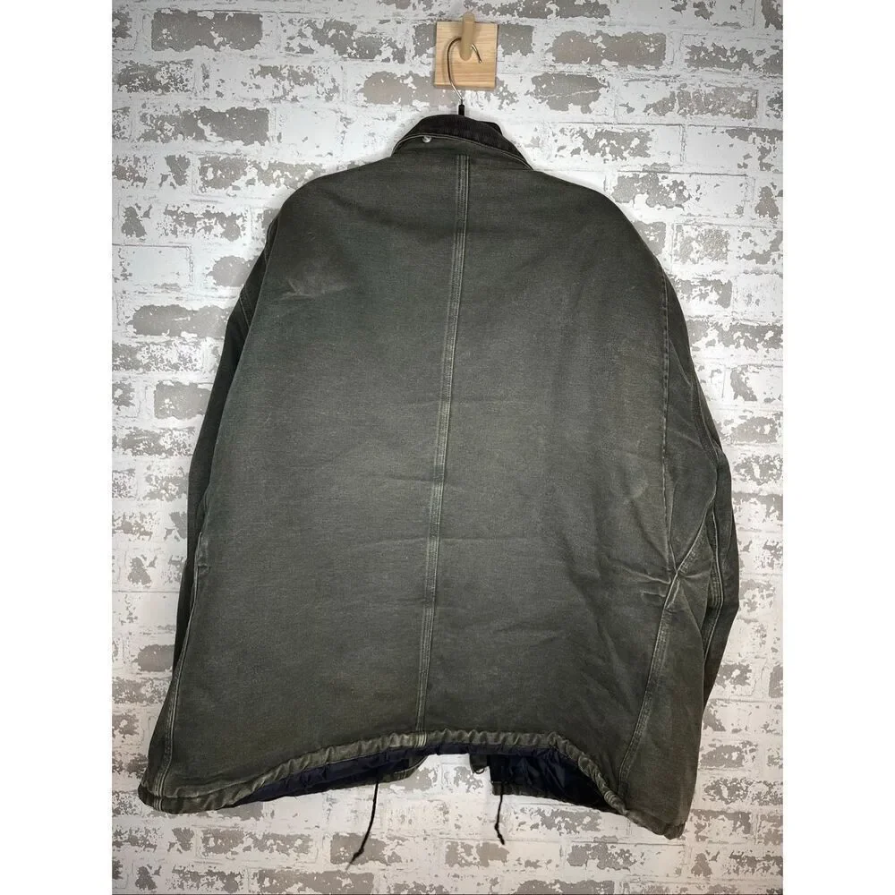 Carhartt | mens vintage green chore coat as is